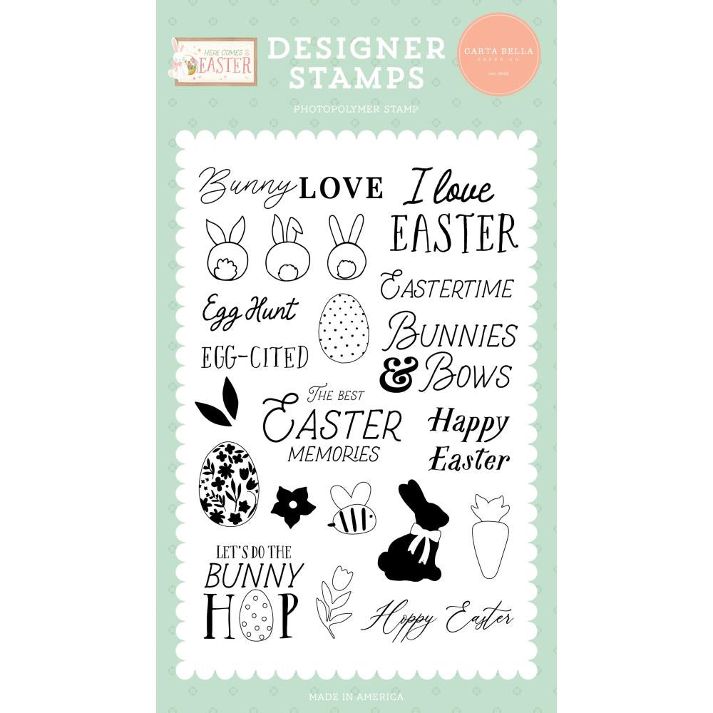 CB BUNNY HOP CLEAR STAMP SET
