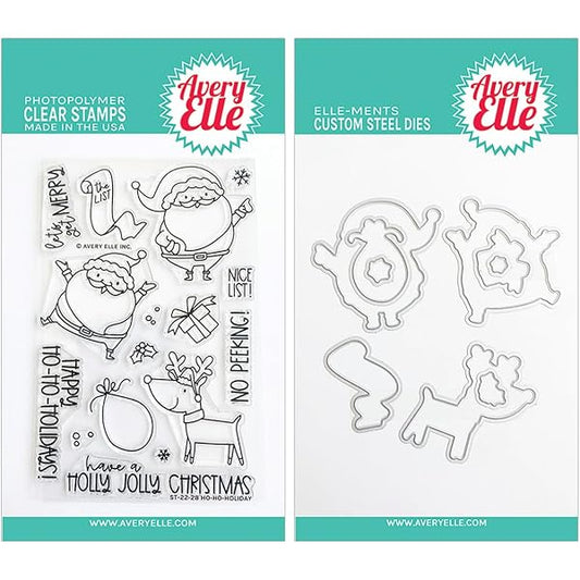 AE HO HO HOLIDAY STAMP AND DIE BUNDLE