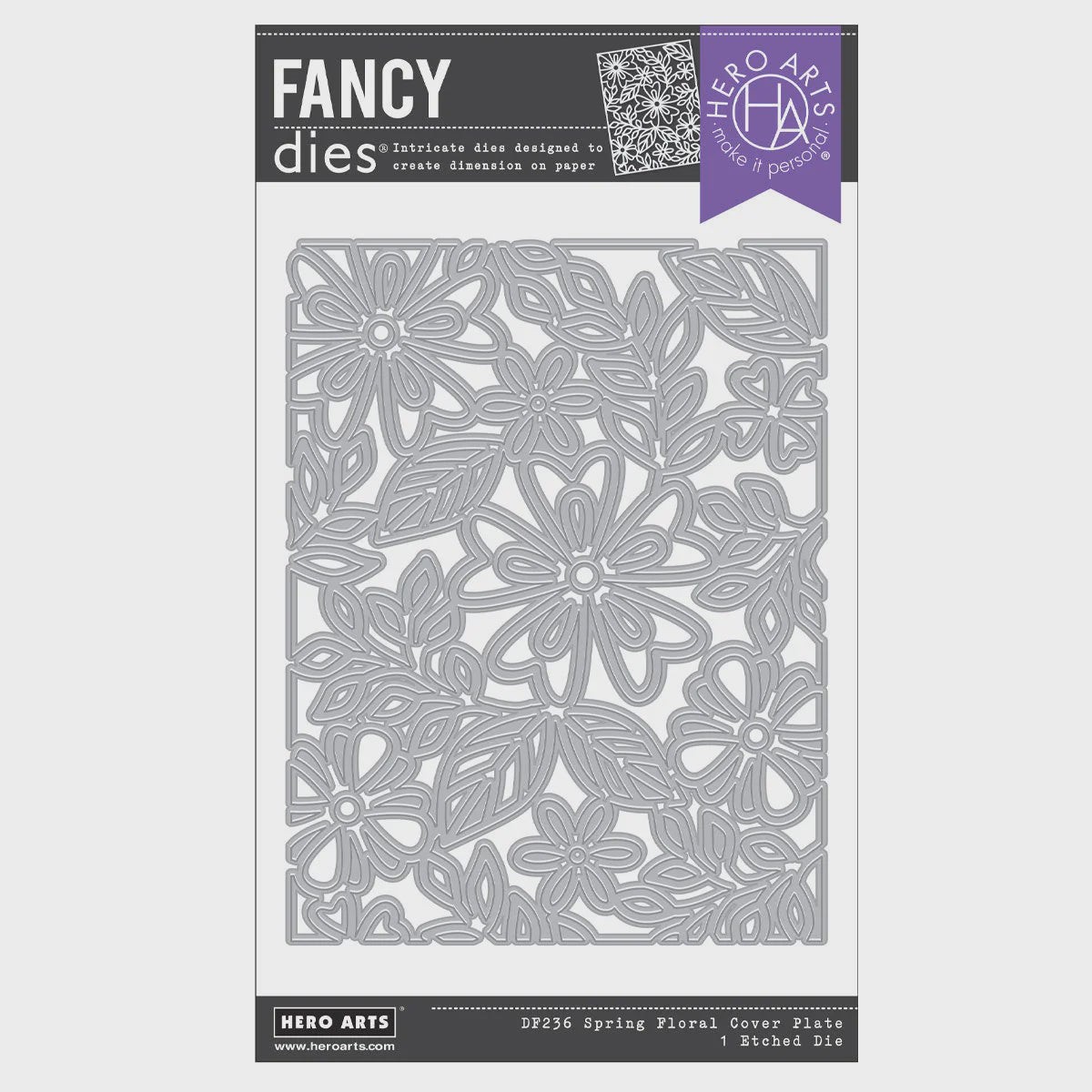 H A SPRING FLORAL COVER PLATE