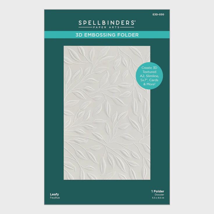 SB LEAFY 3D EMBOSSING FOLDER