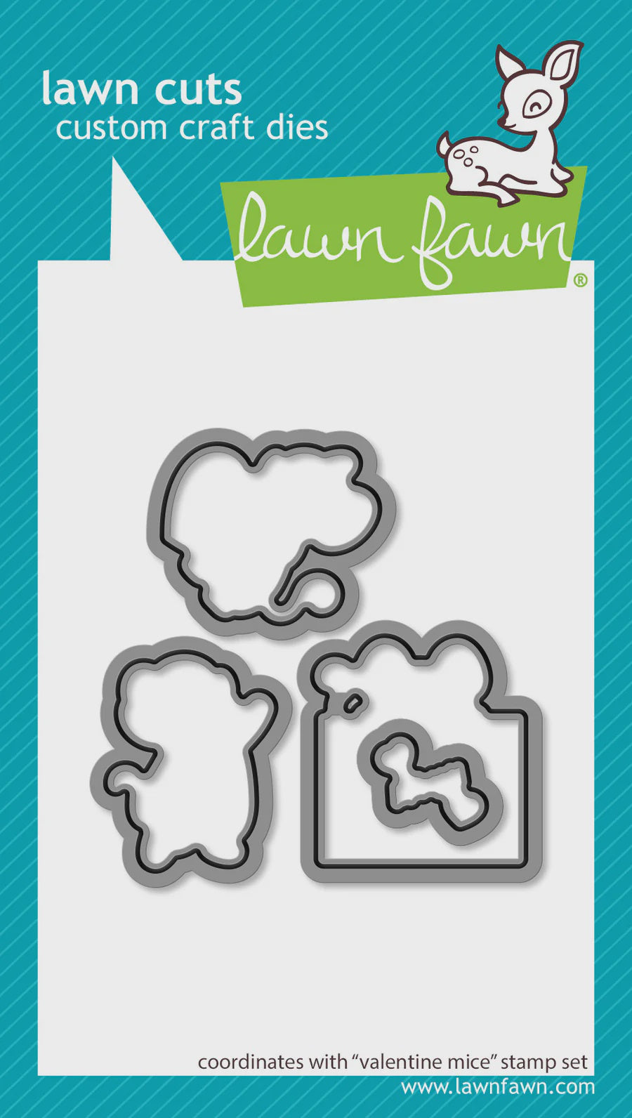 LF VALENTINE MICE DIE SET