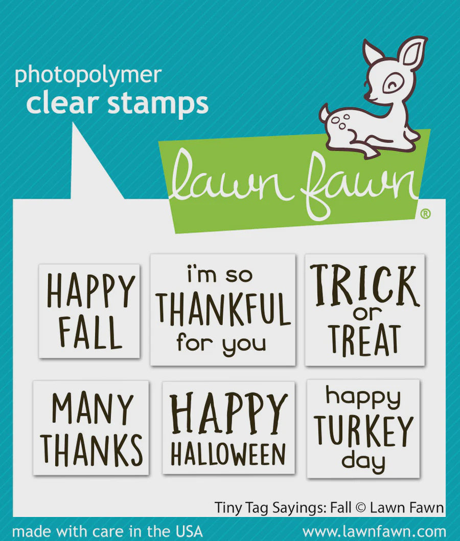 LF TINY TAG SAYINGS: FALL STAMPS