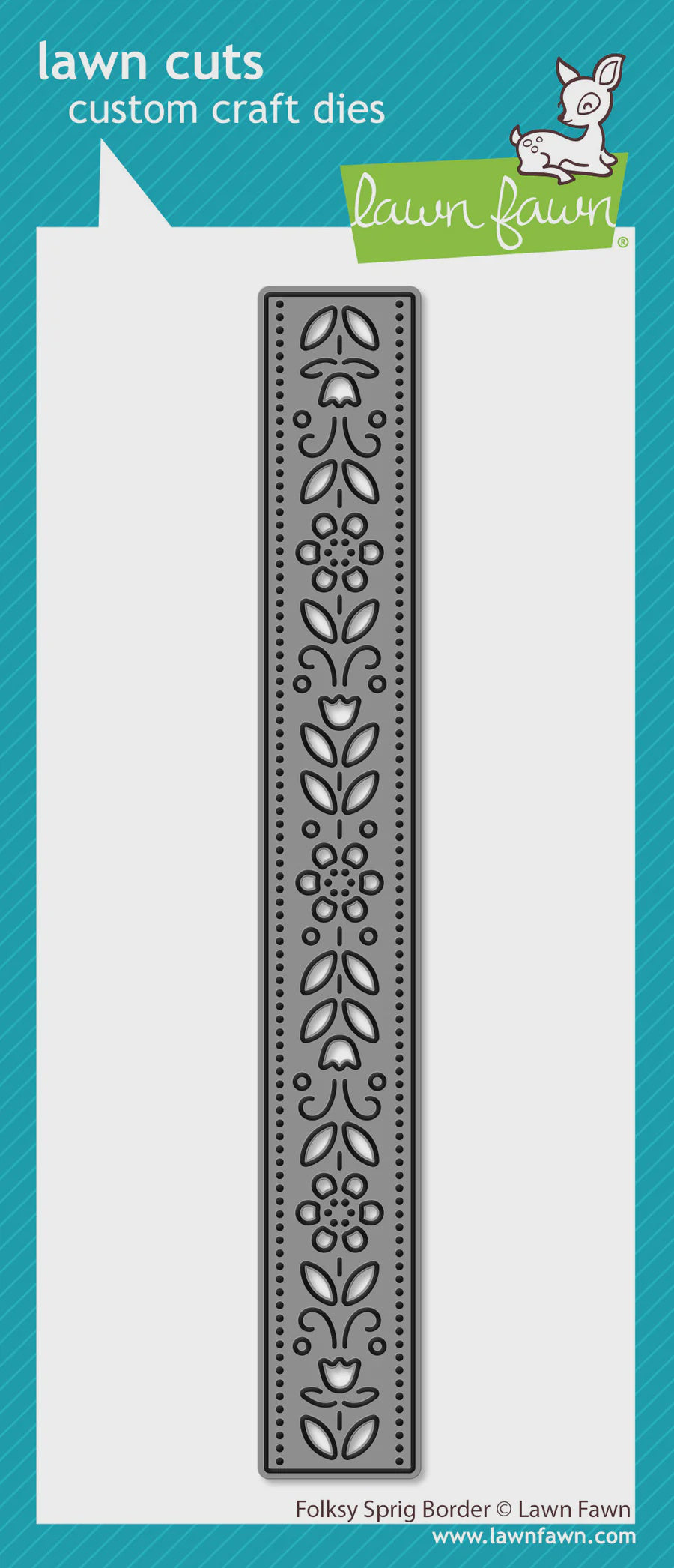 LF FOLKSY SPRIG BORDER DIE