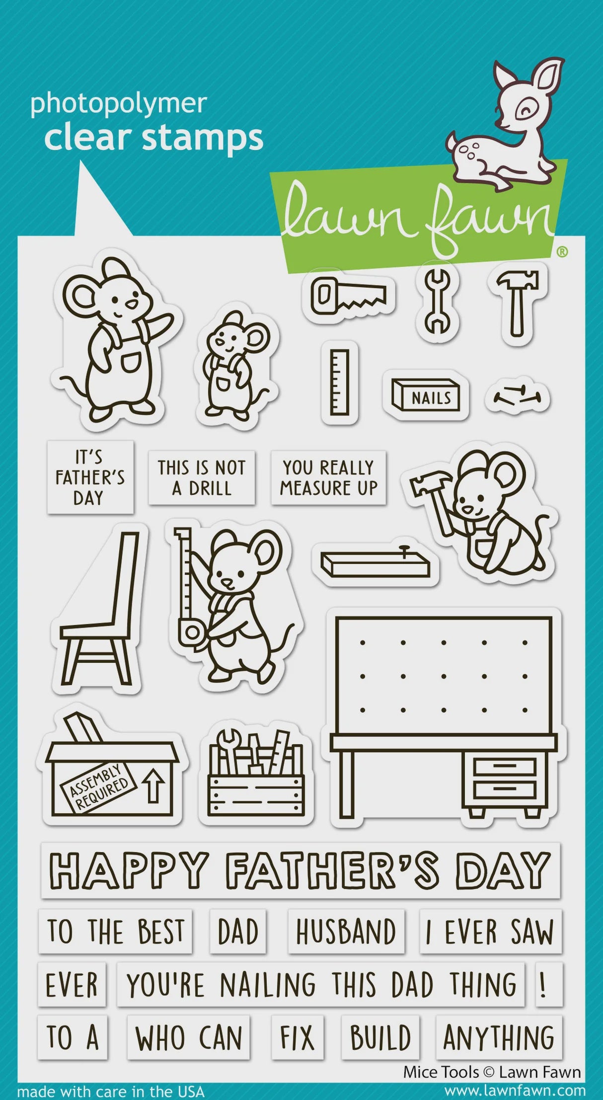 LF MICE TOOLS STAMP SET