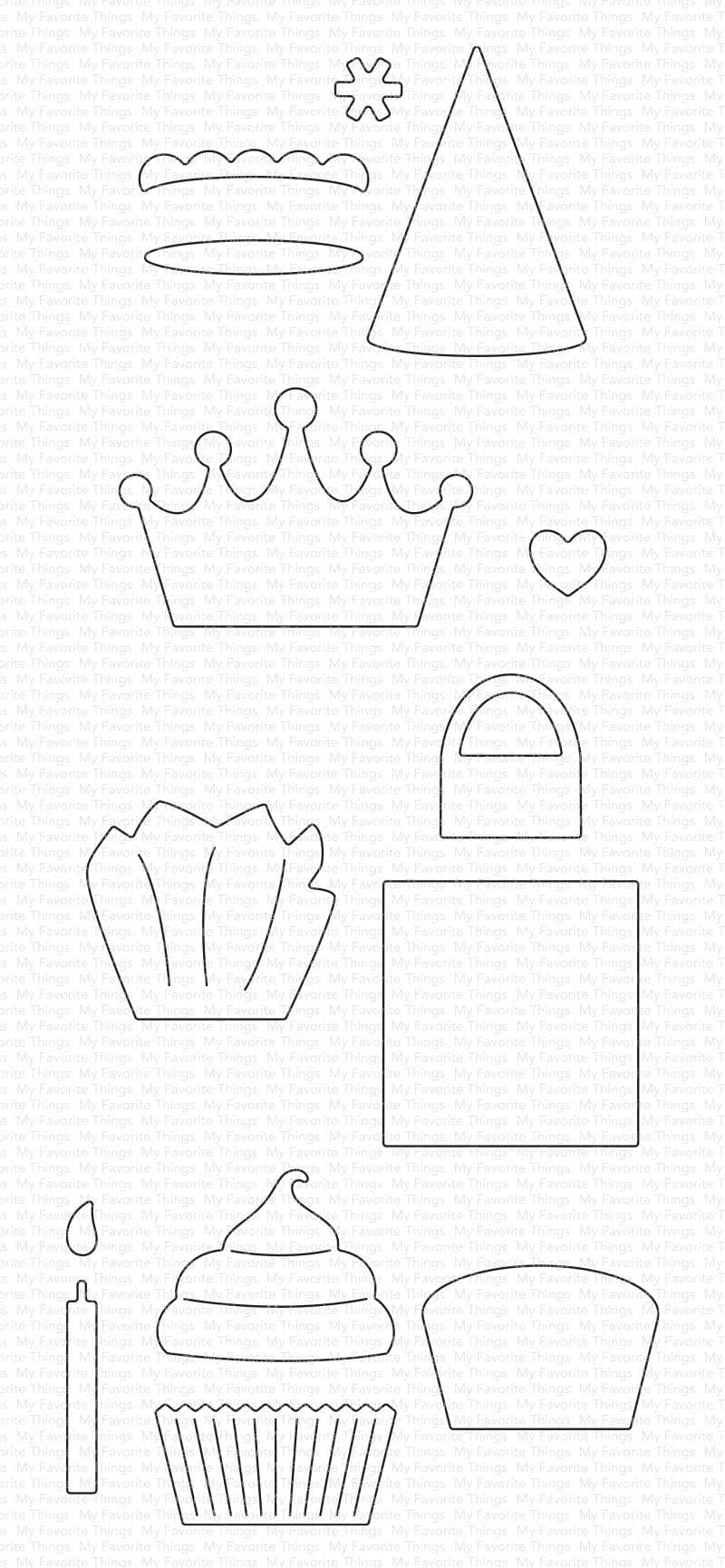MFT BIRTHDAY BASICS DIE SET