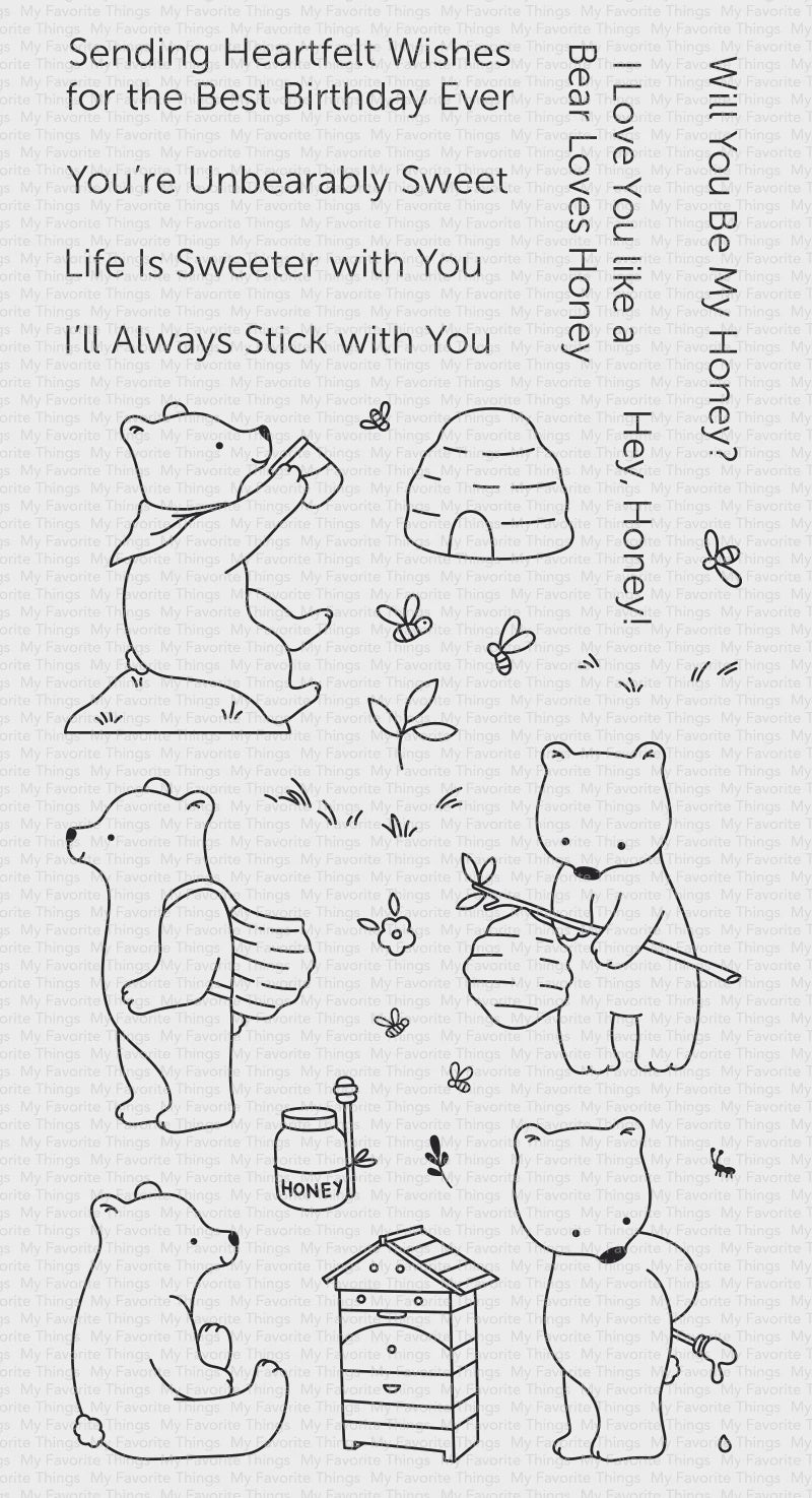 MFT UNBEARABLY SWEET STAMP SET
