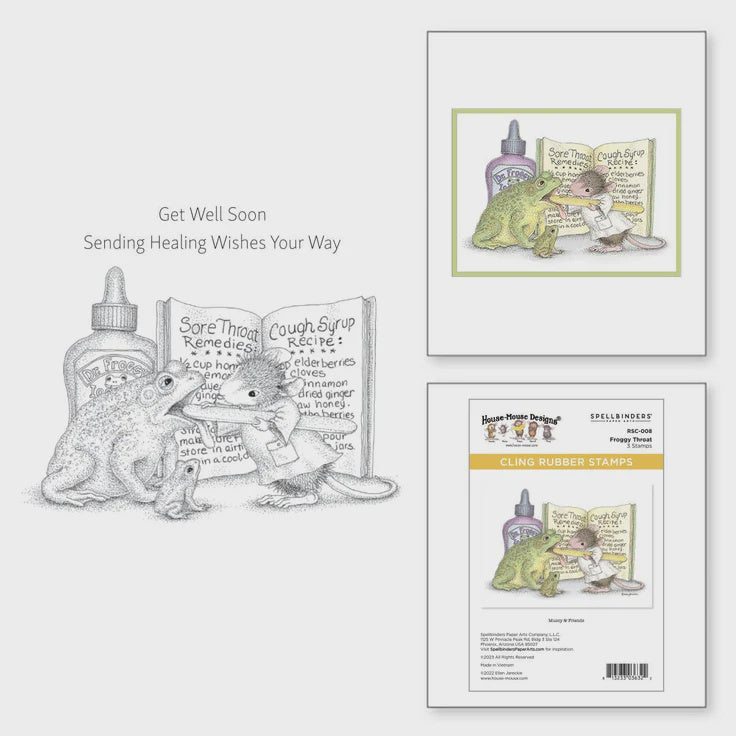 SB HM FROGGY THROAT STAMP SET