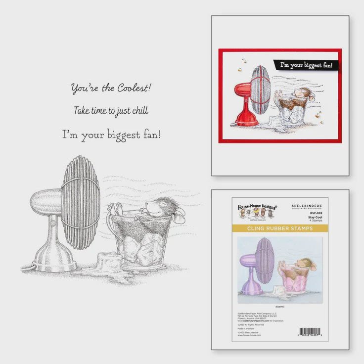 SB HM STAY COOL CLING RUBBER STAMPS