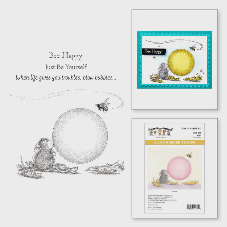 SB HM POP! CLING RUBBER STAMPS