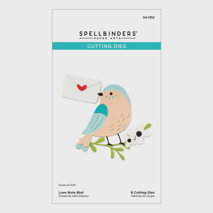 SB LOVE NOTE BIRDS CUTTING DIES