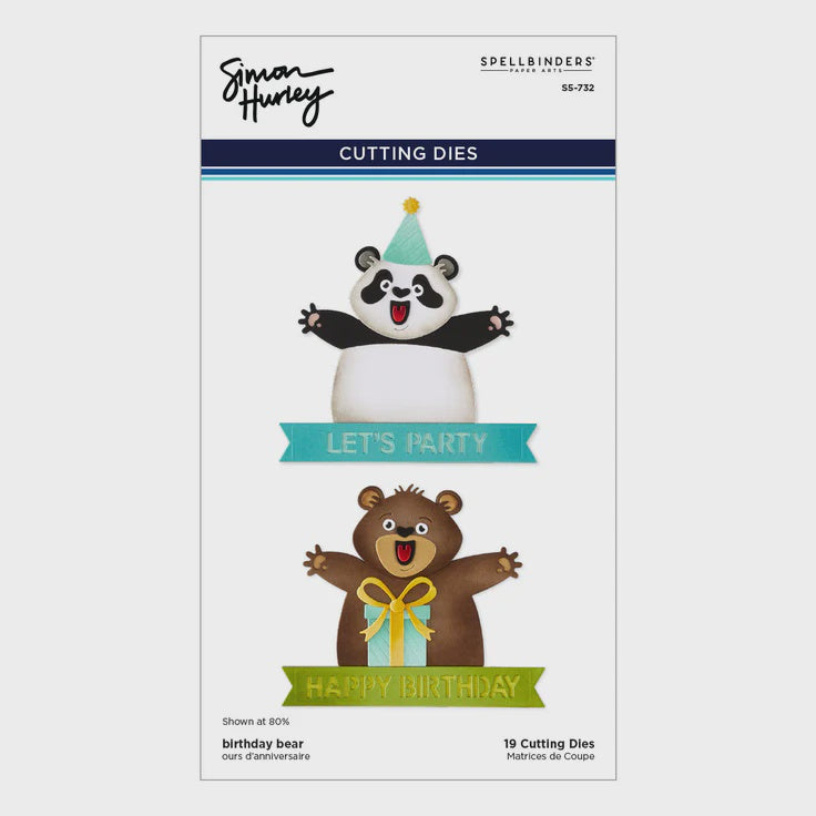 SB BIRTHDAY BEAR DIE SET