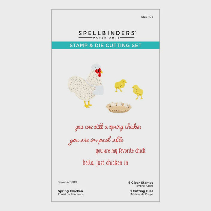 SB SPRING CHICKEN STAMP & DIE SET