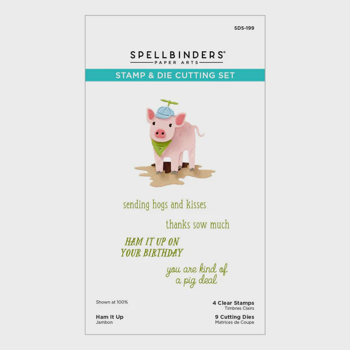 SB HAM IT UP STAMP & DIE SET