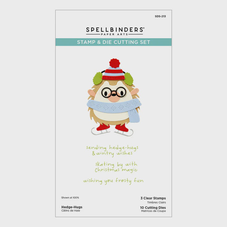 SB HEDGE HUGS STAMP & DIE SET