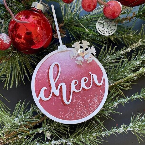 H A CHEER ORNAMENT FANCY DIE SET