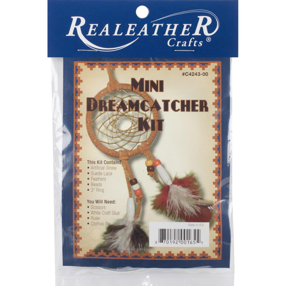 REALEATHER MINI DREAMCATCHER KIT
