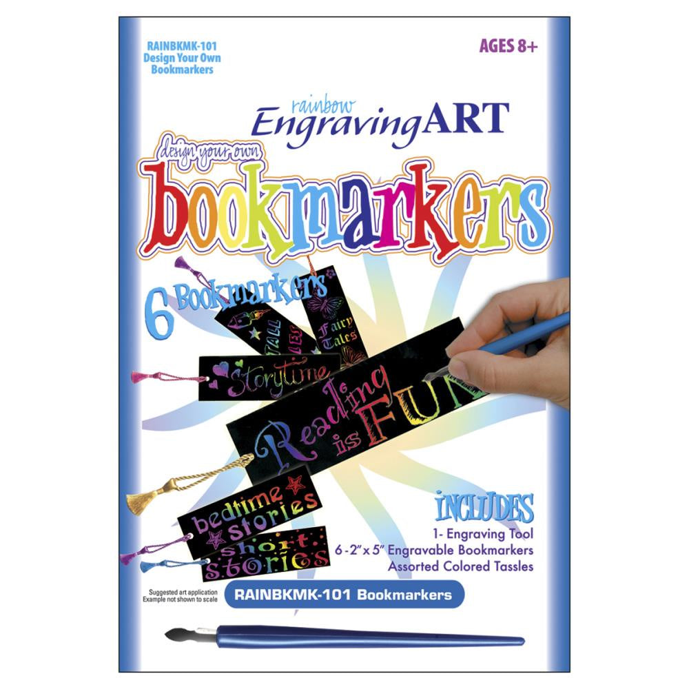 ENGRAVING ART RAINBOW BOOKMARKS