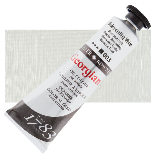 GEORGIAN UNDERPAINTING WHITE OIL 38ML