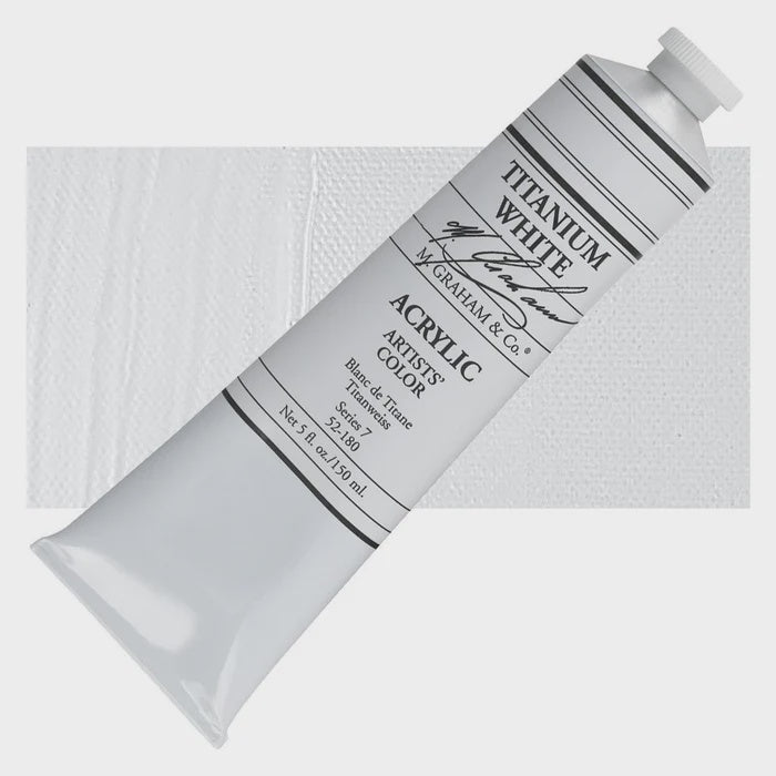 GRAHAM ACRYLIC TITANIUM WHITE 150ML