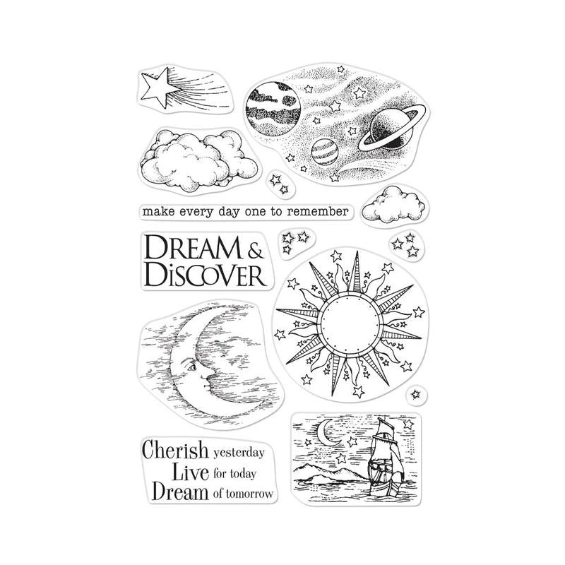 H A CLEAR VAULT CELESTIAL STAMP SET