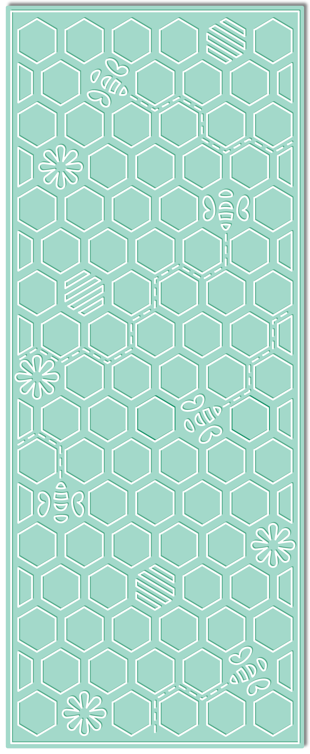 LDRS HONEYCOMB COVER PLATE SLIM LINE DIE