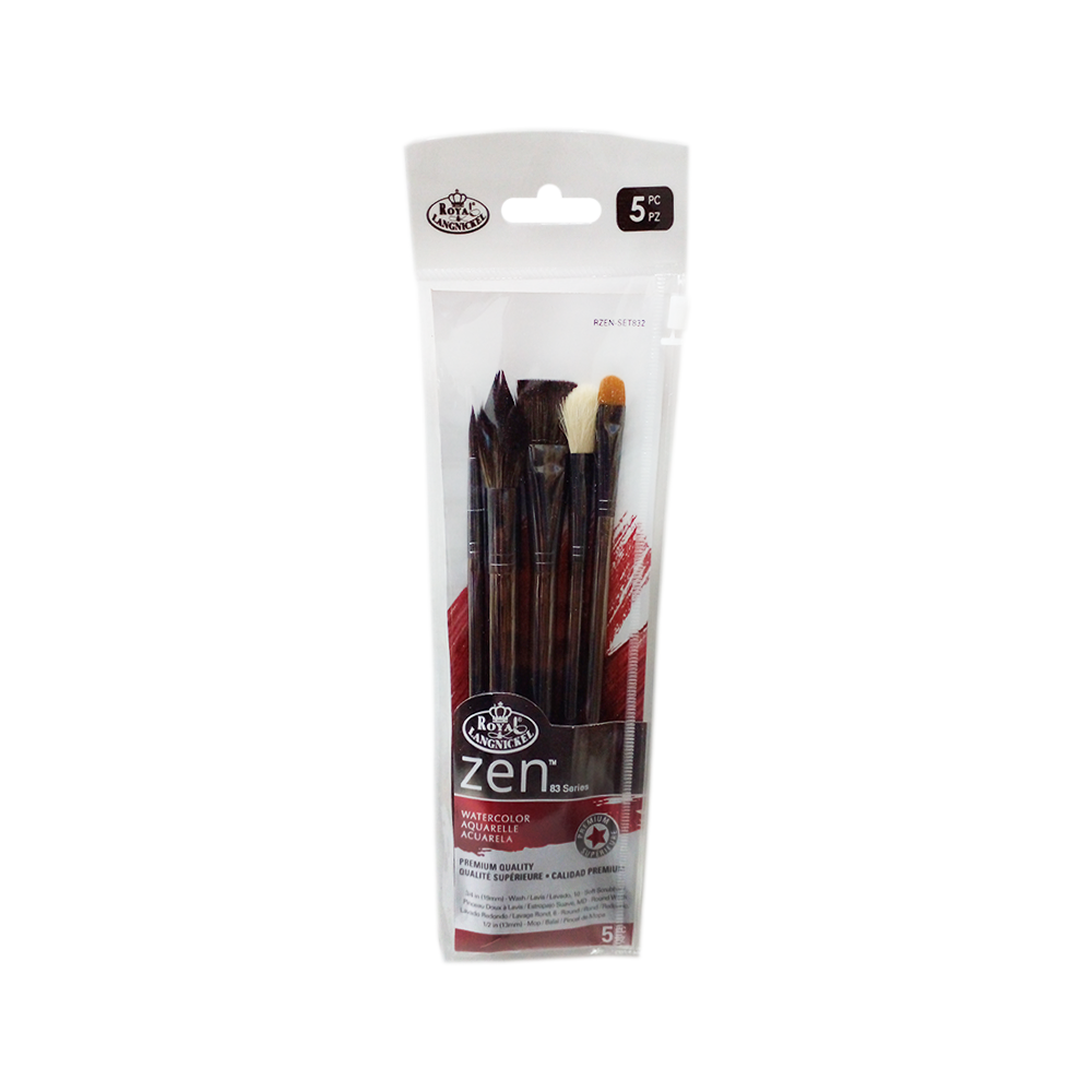 ROYAL ZEN WC 5 PC BRUSH SET