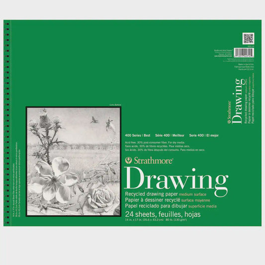 RECYCLED DRAWING PAD 18X24
