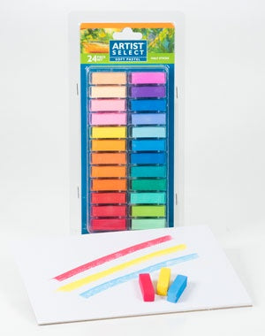 PA ARTIST PASTELS 24 HALF STICKS