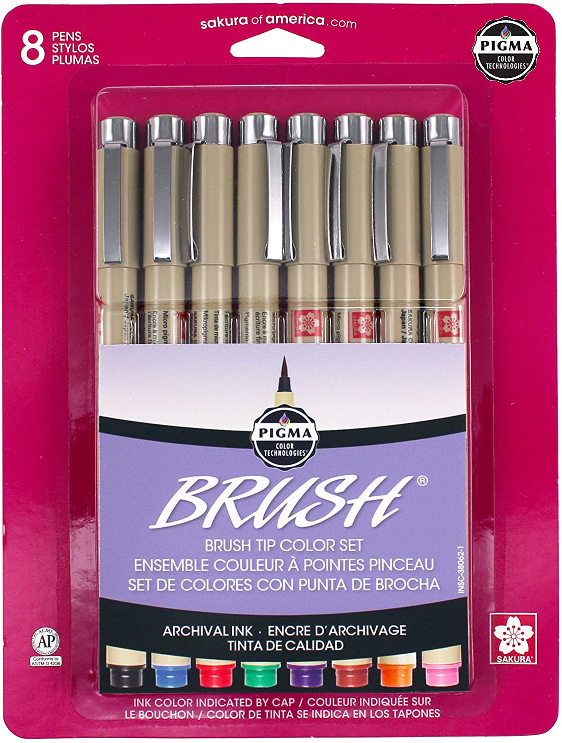 PIGMA BRUSH SET 8 PC