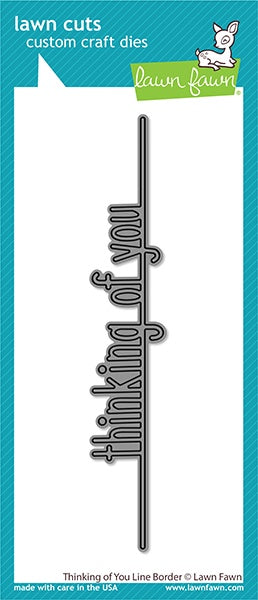 LF THINKING OF YOU LINE BORDER DIE