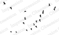 IO SCENE BIRDS CLING STAMP