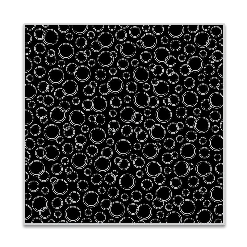 H A INVERSE BUBBLES 6X6 CLING STAMP