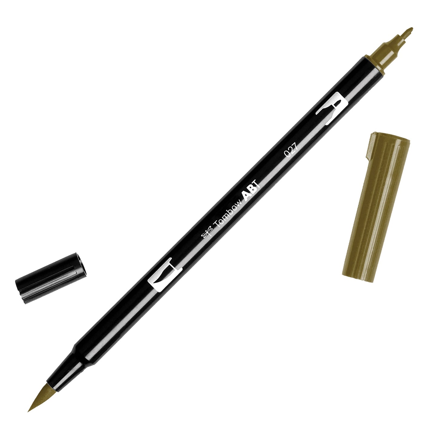 TOMBOW 027 DARK OCHRE DUAL BRUSH MARKER