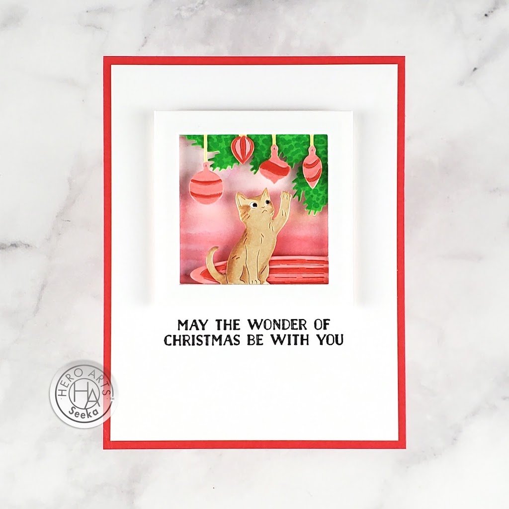 H A LOOKING GLASS HOLIDAY KITTEN DIE SET