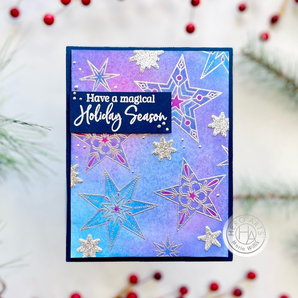 H A HOLIDAY SPARKLES CLEAR STAMP & DIE BUNDLE