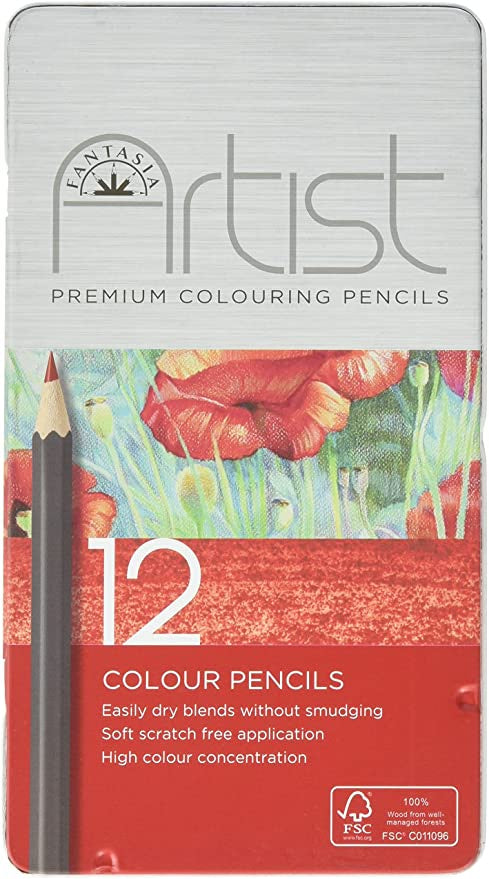 FANTASIA 12 PREMIUM COLOR PENCILS