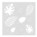 LF TROPICAL LEAVES STENCIL