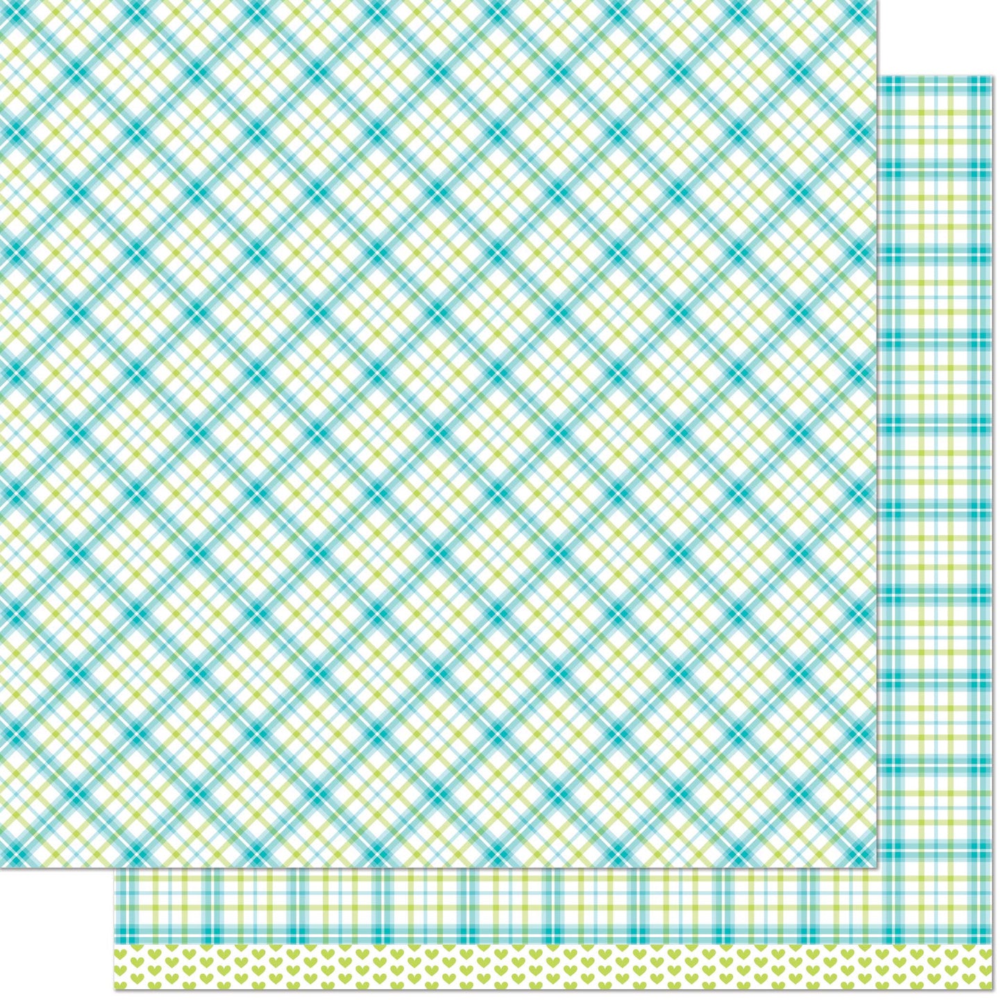 LF PERFECTLY PLAID PAPER IVY REMIX 12X12