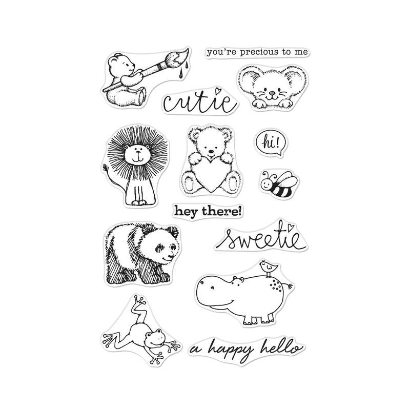 H A CLEAR VAULT CUTE ANIMALS STAMP SET