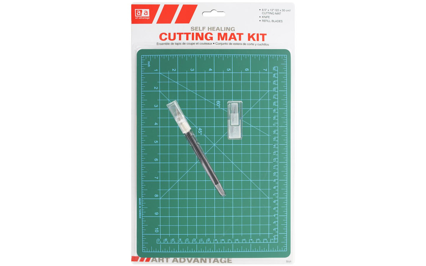 ART AD CUTTING MAT & KNIFE KIT8.5X12