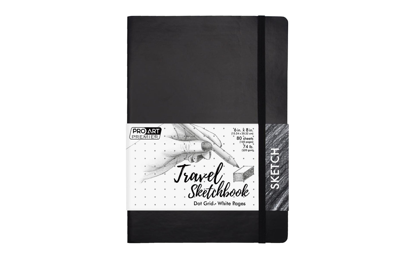 P A PREMIER TRAVEL SKETCHBOOK 6X8 DOT GRID