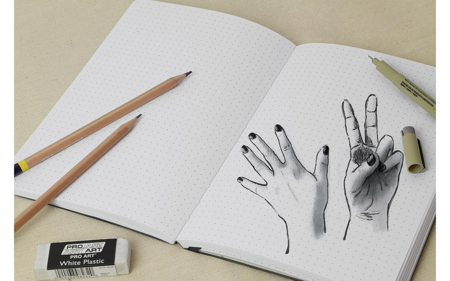 P A PREMIER TRAVEL SKETCHBOOK 6X8 DOT GRID