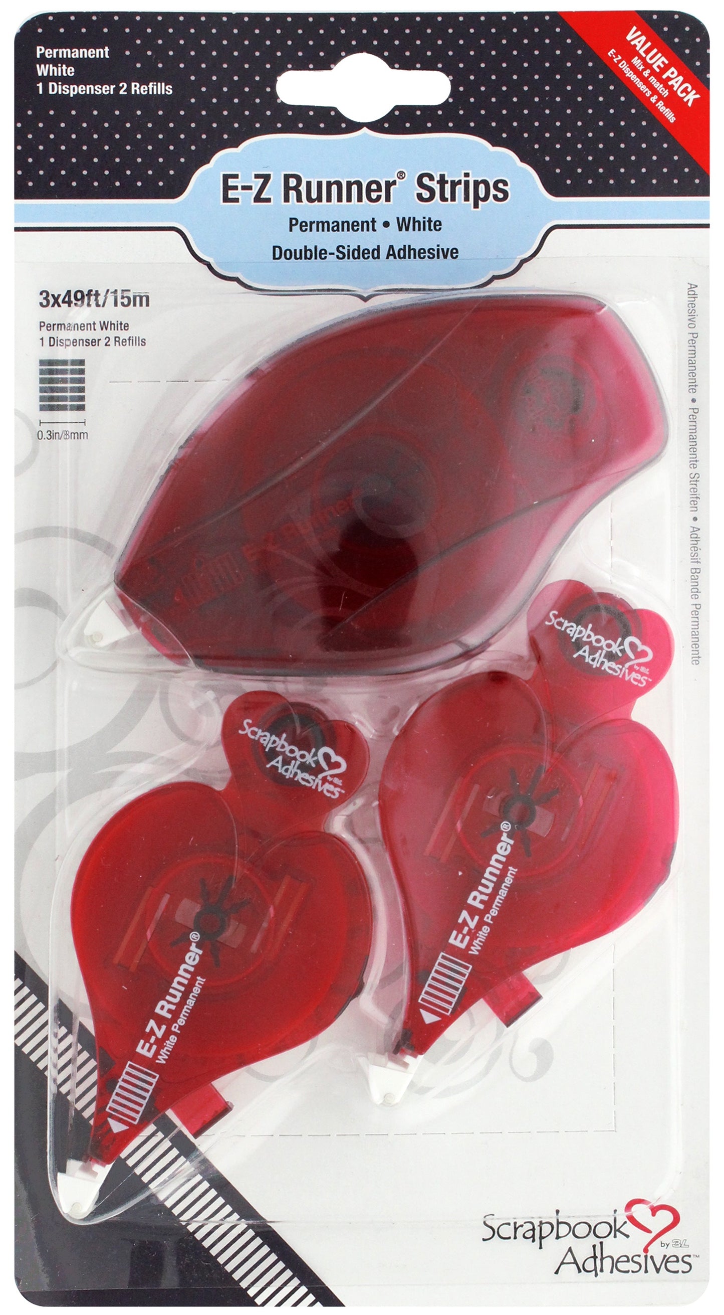 3L EZ RUNNER STRIPS VALUE PACK