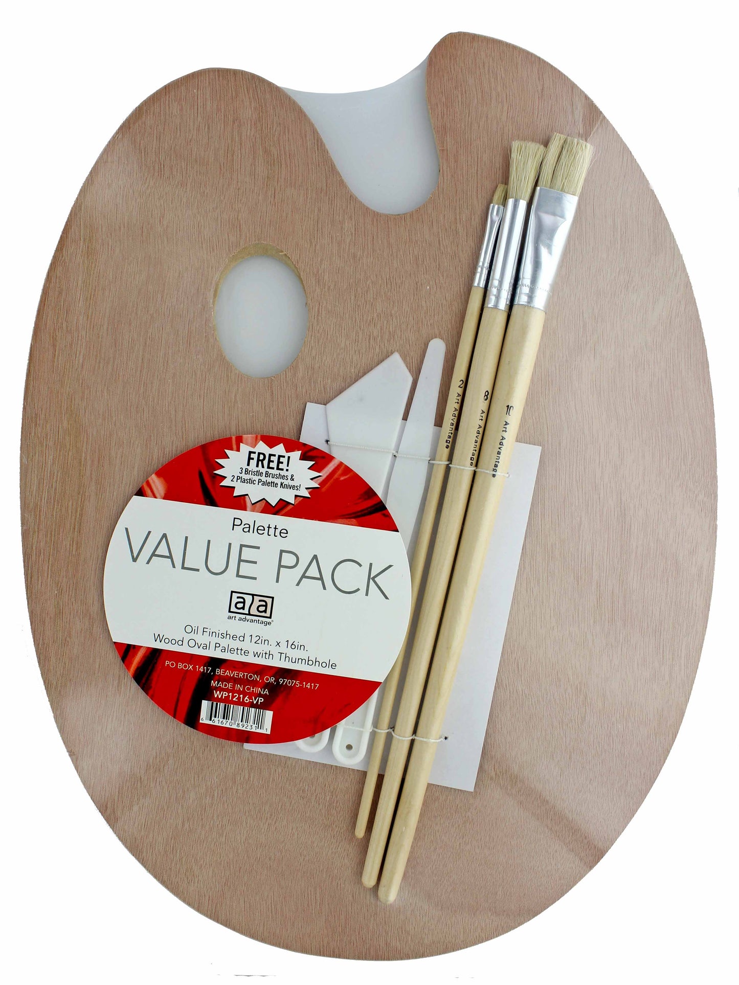 PA PALETTE W/ KNIVES & BRUSHES SET