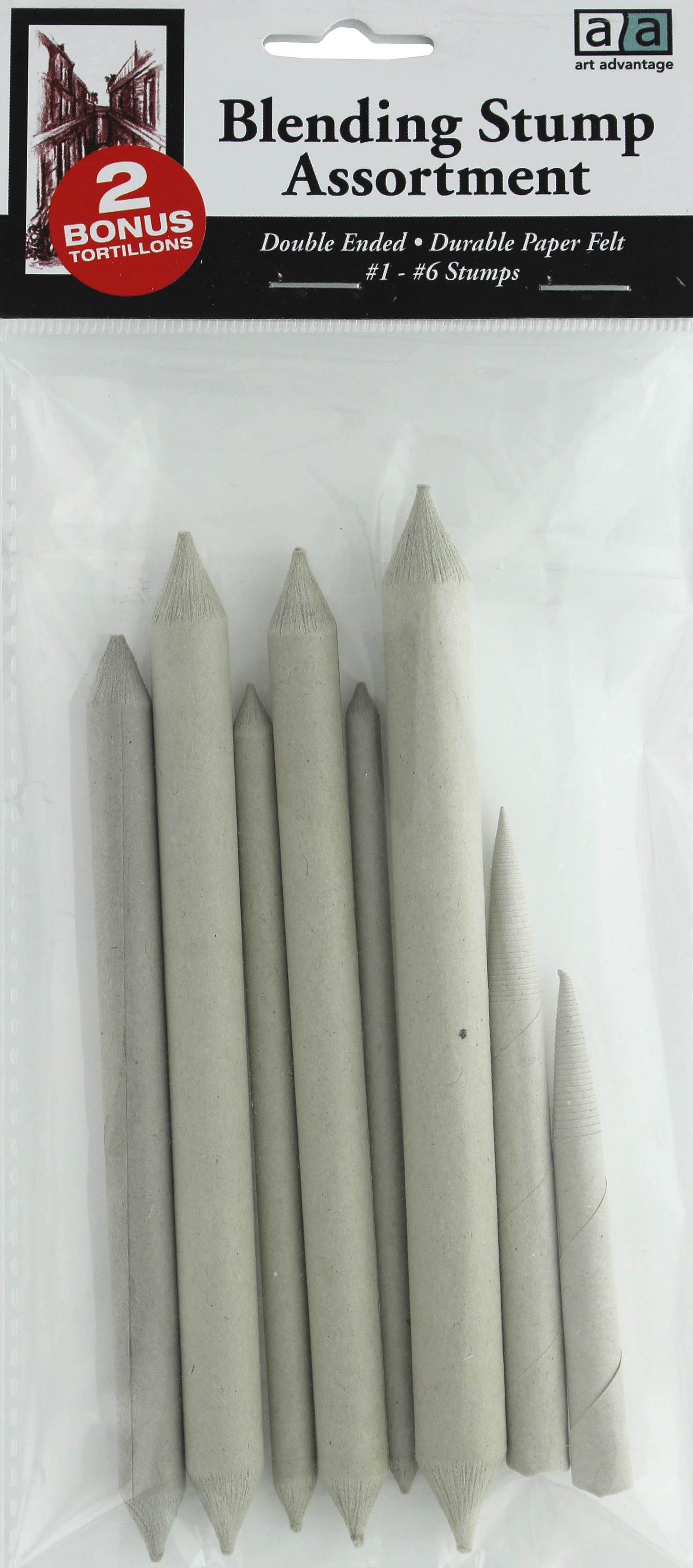 ART AD BLENDING STUMP ASSORTMENT