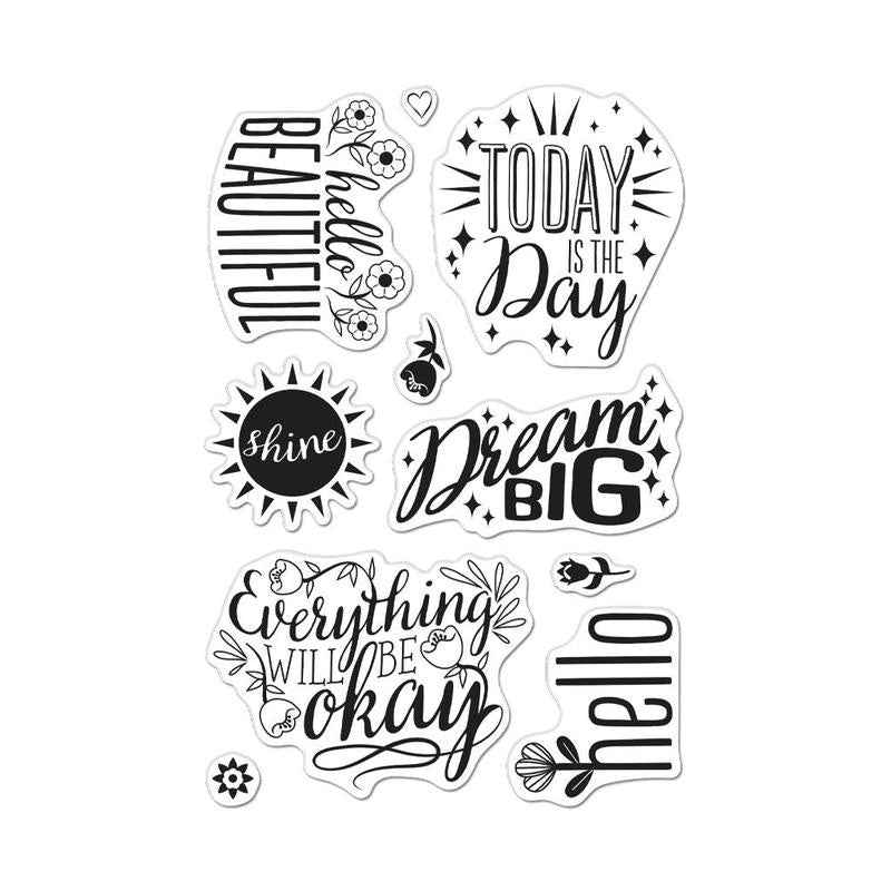 H A CLEAR AFFIRMATION MESSAGES STAMP SET