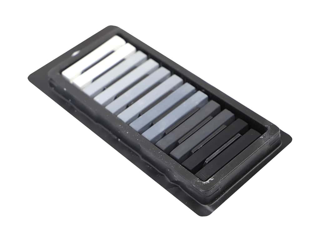 PA ARTIST PASTELS GRAY 12 PC