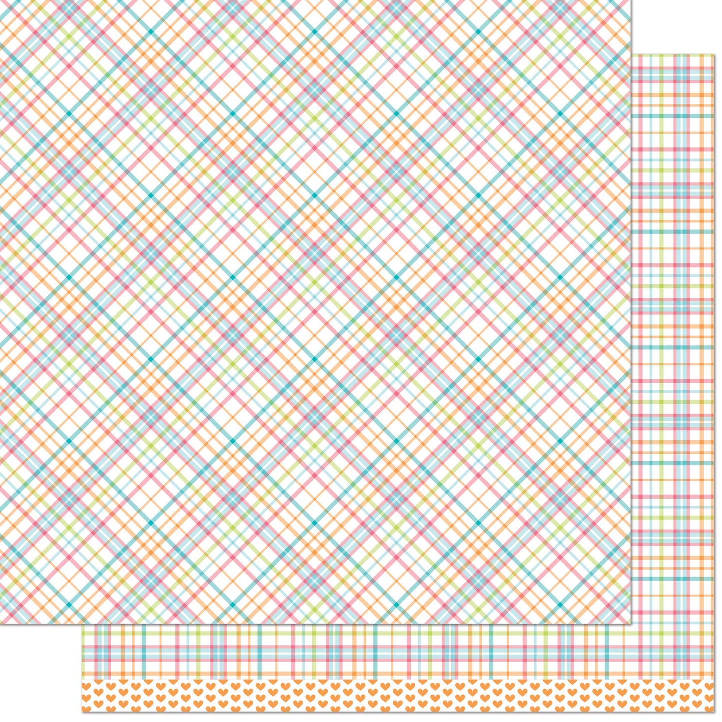 LF PERFECTLY PLAID PAPER KRISTEN REMIX 12X12
