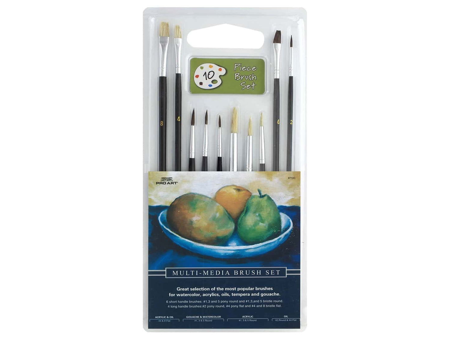 PA BRUSH SET 10 PIECE