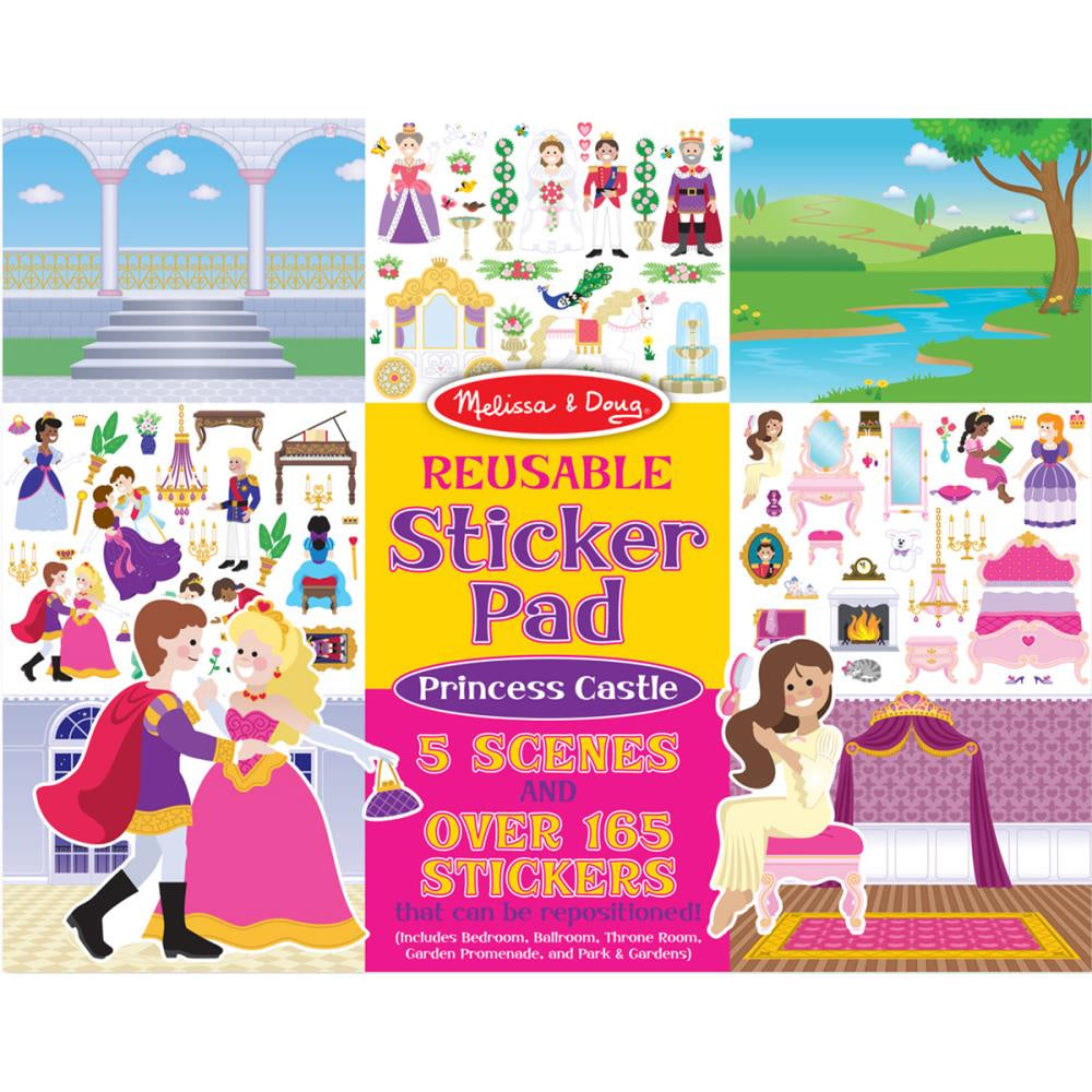 MD PRINCESS CASTLE STICKER PAD
